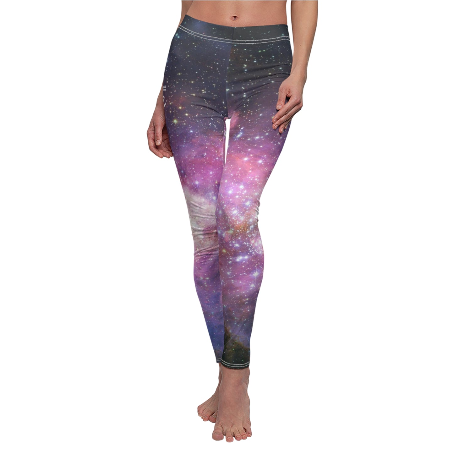 Galaxy Women's Disc Golf Apparel by Celestial Discs Cut & Sew Casual Leggings