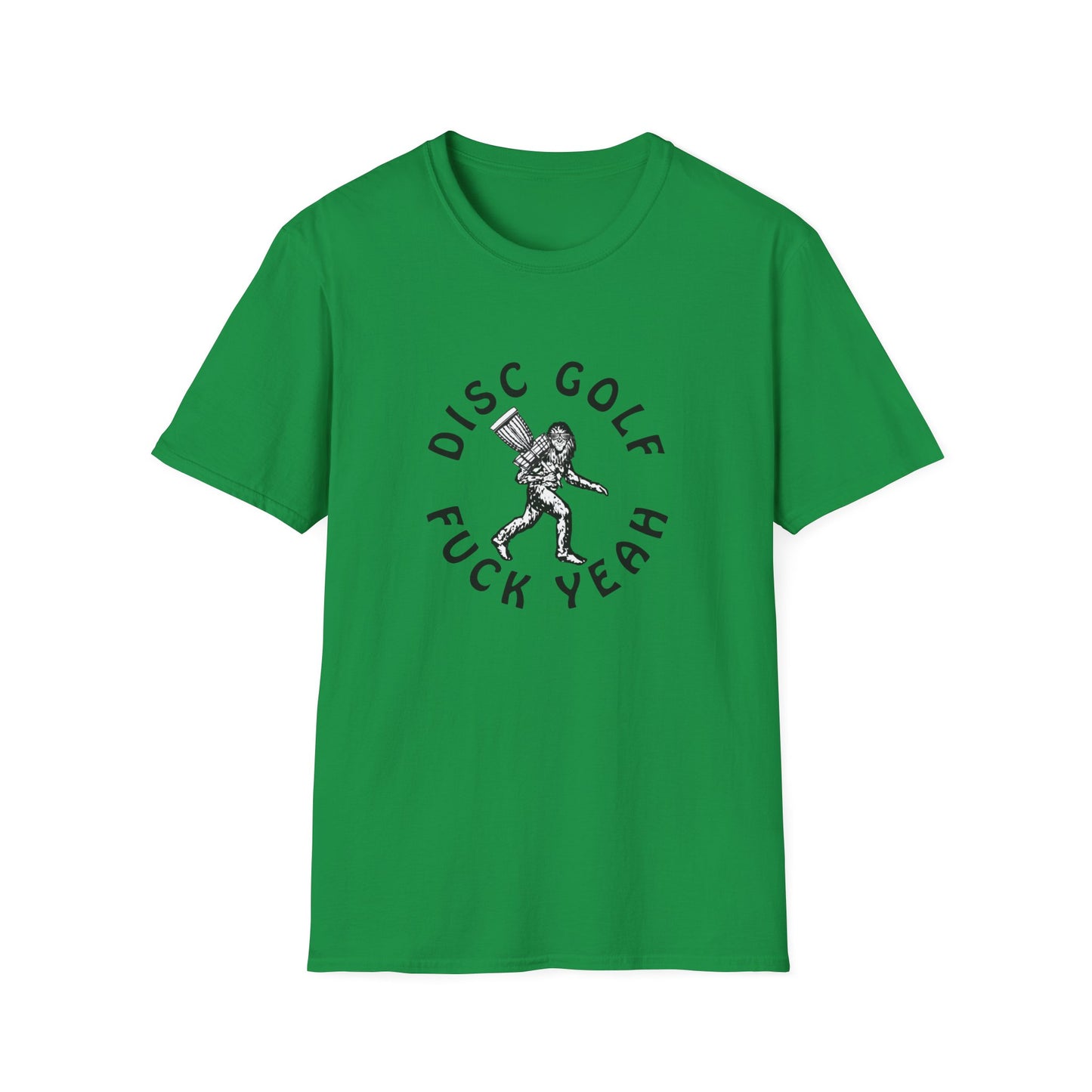 "Disc Golf F*** Yeah" Disc Golf Apparel Softstyle T-Shirt by Celestial