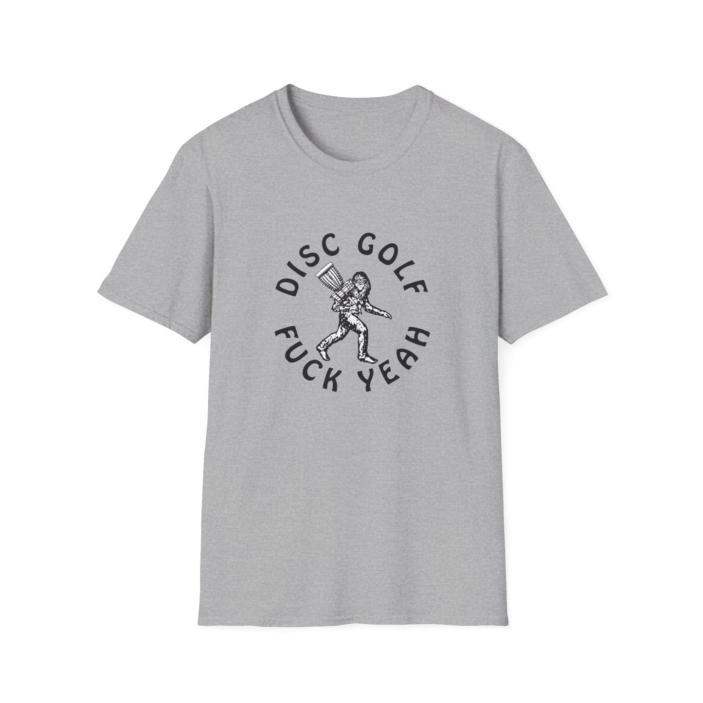 "Disc Golf F*** Yeah" Disc Golf Apparel Softstyle T-Shirt by Celestial