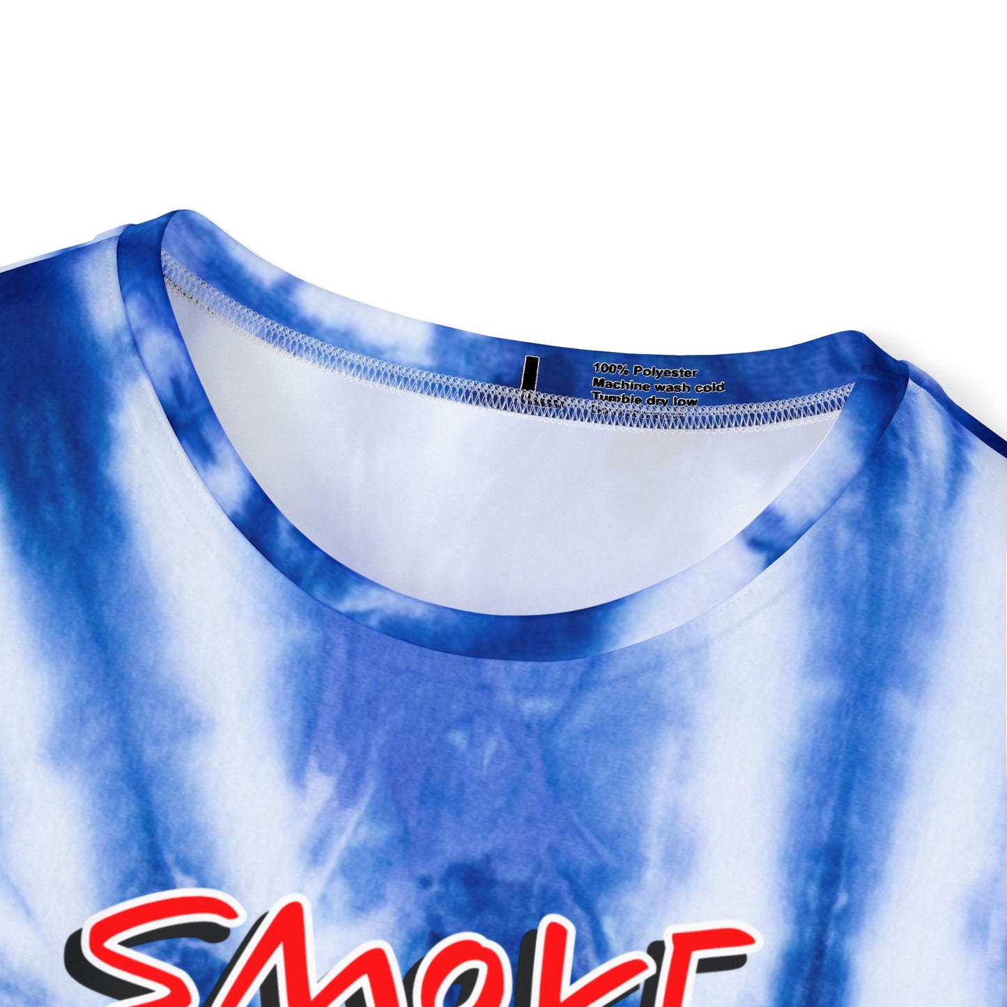 Smoke, Laugh, Throw Humor Tie-Dye Inspired Disc Golf Apparel Men's Sports Jersey by Celestial