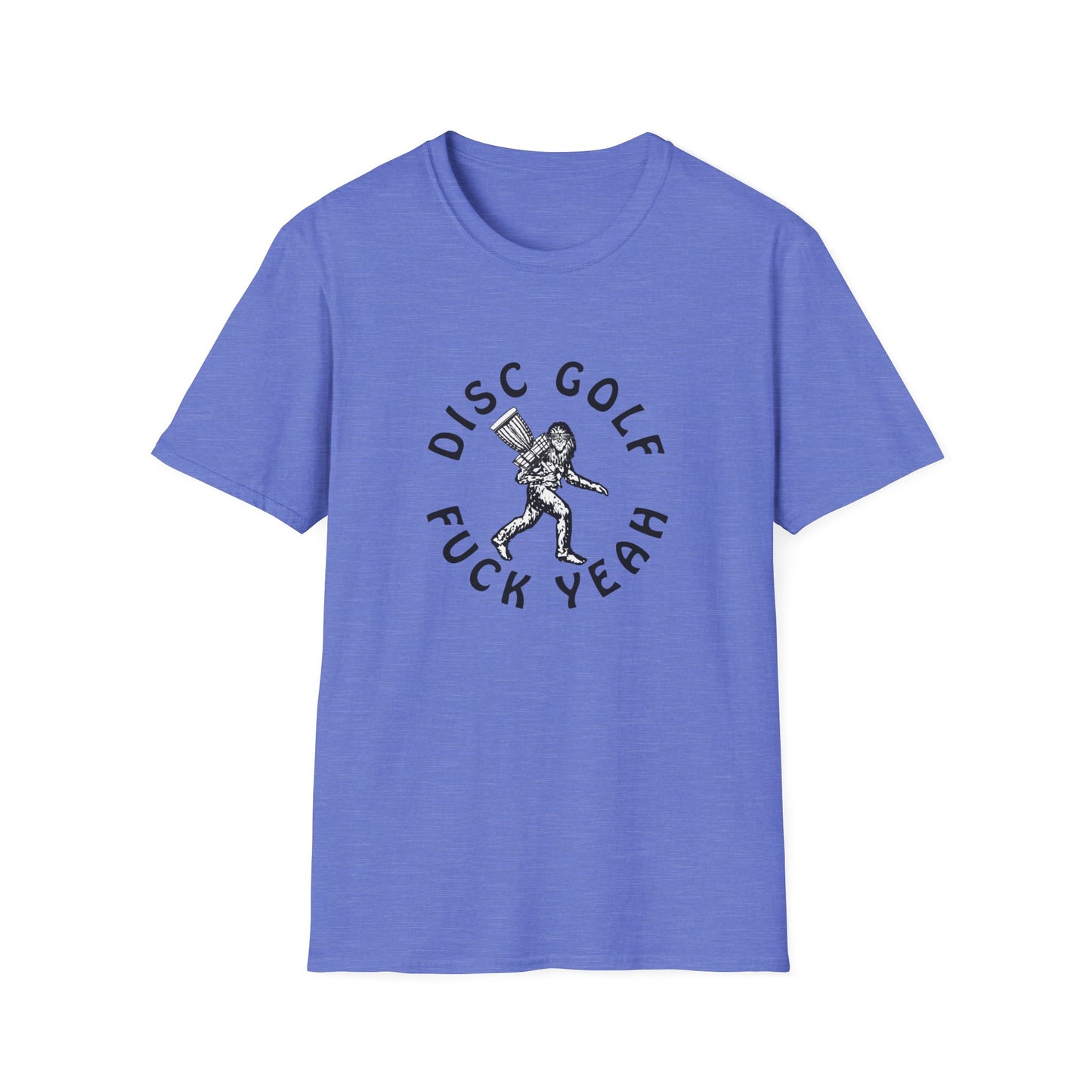 "Disc Golf F*** Yeah" Disc Golf Apparel Softstyle T-Shirt by Celestial