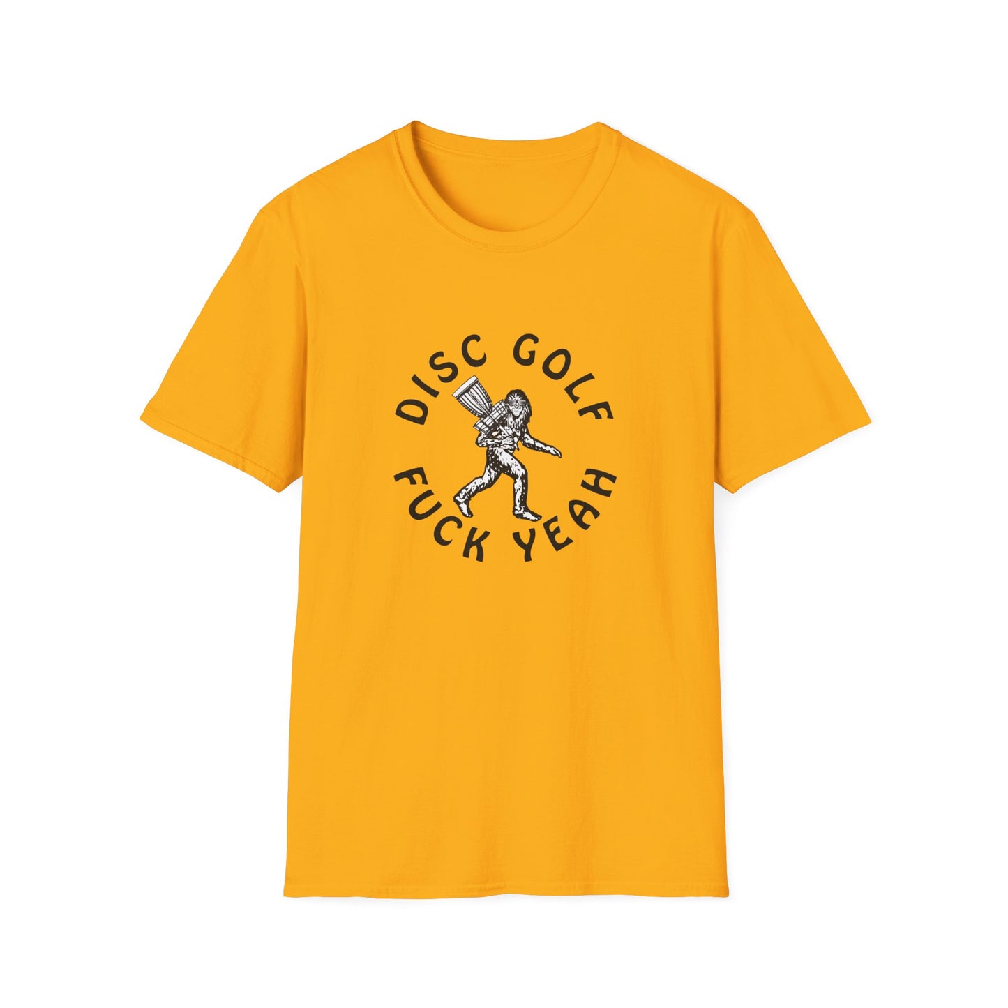 "Disc Golf F*** Yeah" Disc Golf Apparel Softstyle T-Shirt by Celestial