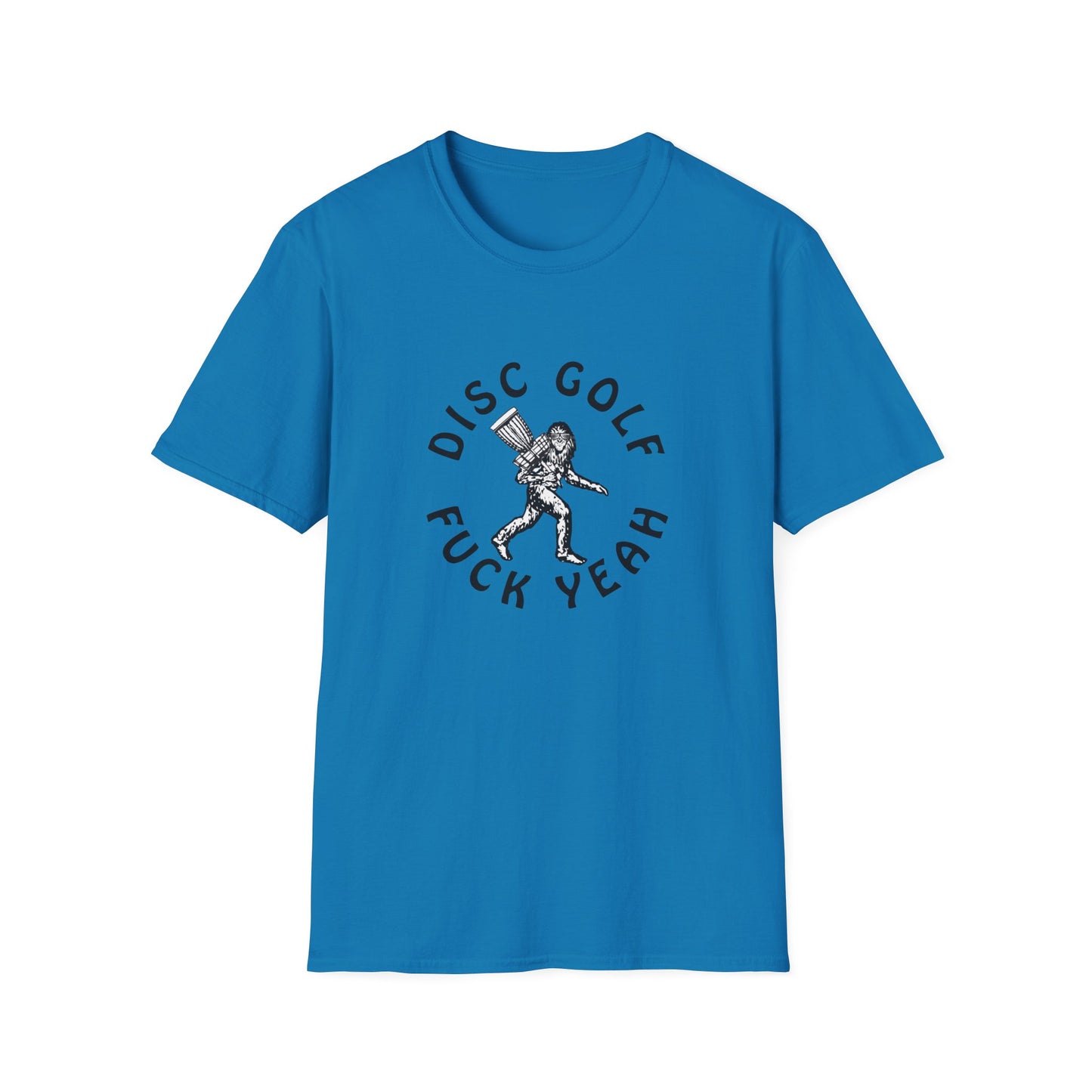 "Disc Golf F*** Yeah" Disc Golf Apparel Softstyle T-Shirt by Celestial