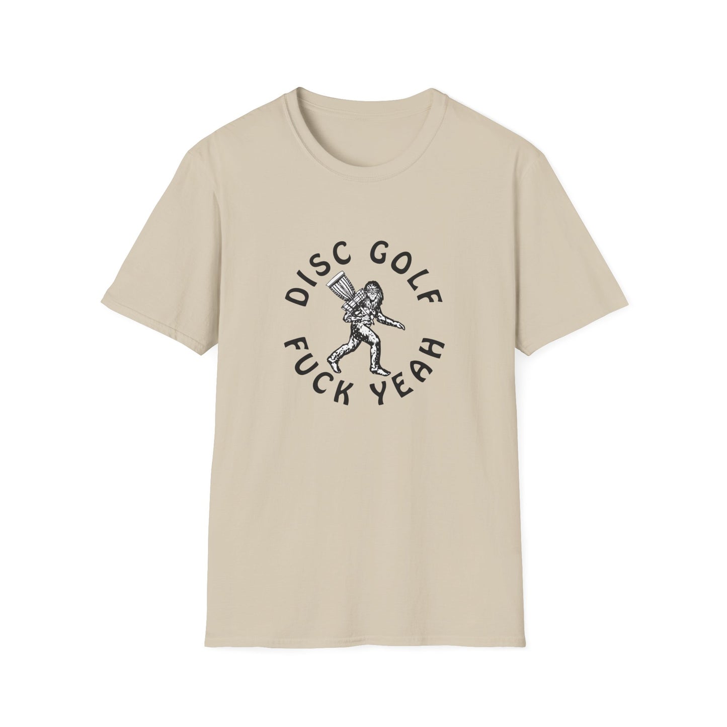 "Disc Golf F*** Yeah" Disc Golf Apparel Softstyle T-Shirt by Celestial