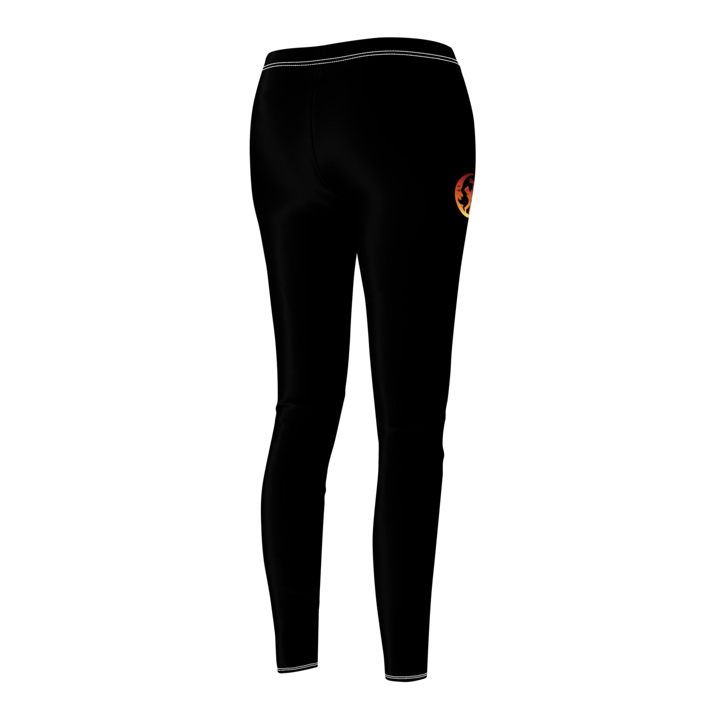 Women's Disc Golf Apparel by Celestial Discs Black Cut & Sew Casual Leggings