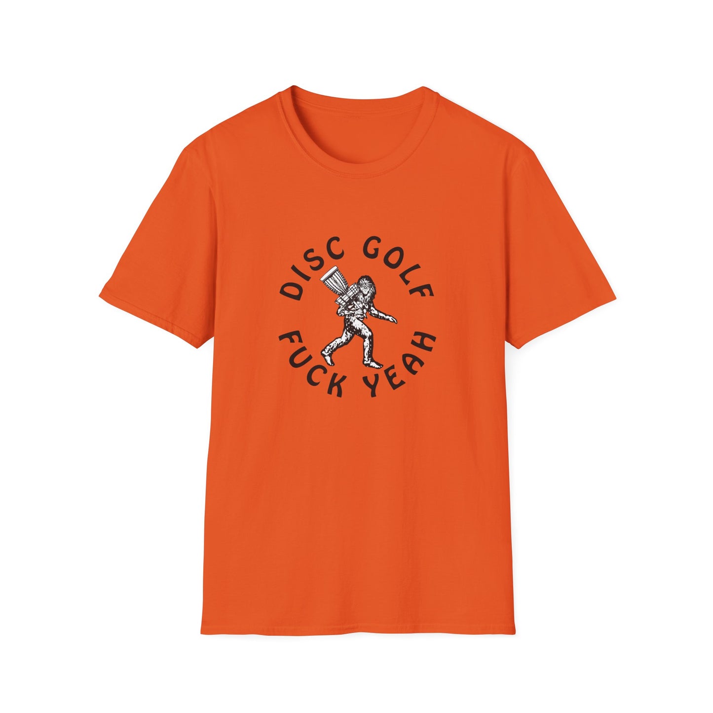 "Disc Golf F*** Yeah" Disc Golf Apparel Softstyle T-Shirt by Celestial