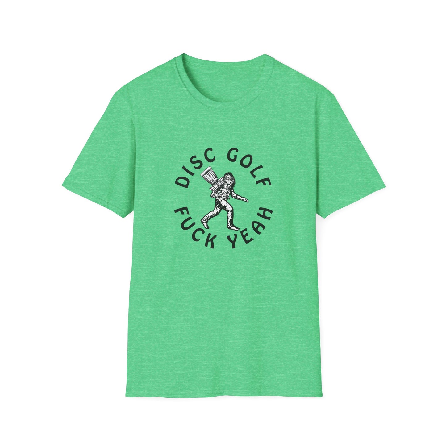 "Disc Golf F*** Yeah" Disc Golf Apparel Softstyle T-Shirt by Celestial