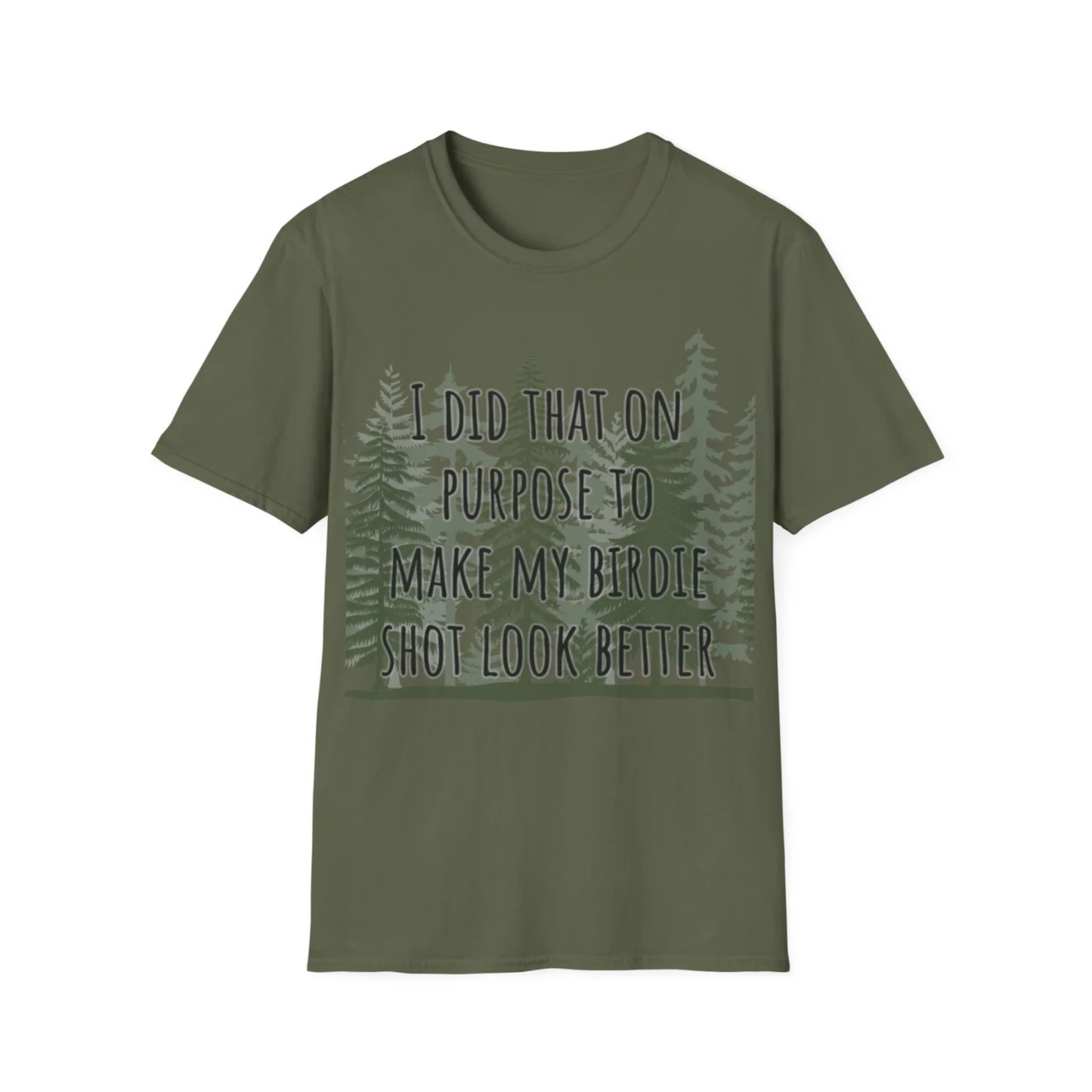 NEW I Did That On Purpose... Disc Golf Apparel Softstyle T-Shirt by Celestial