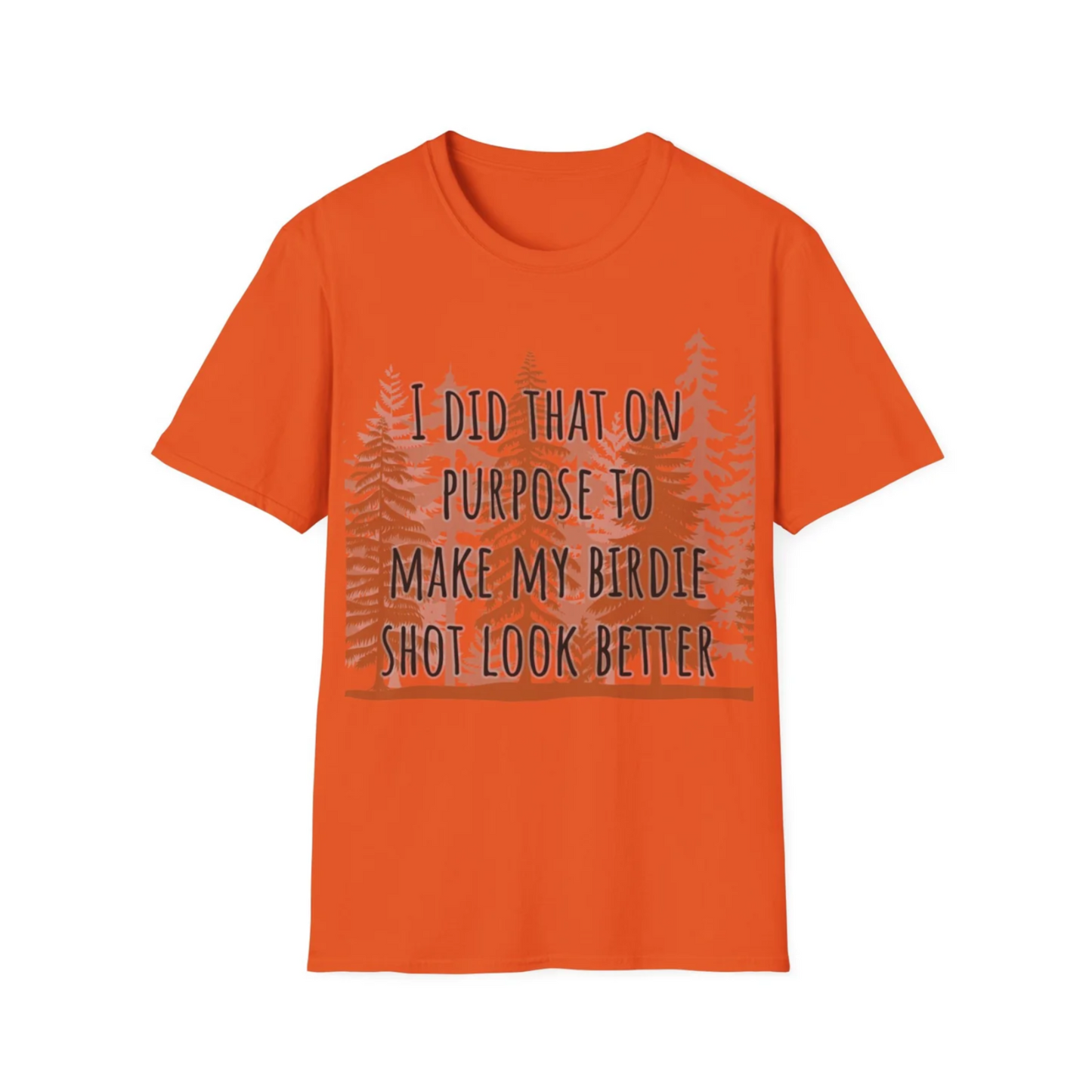 NEW I Did That On Purpose... Disc Golf Apparel Softstyle T-Shirt by Celestial