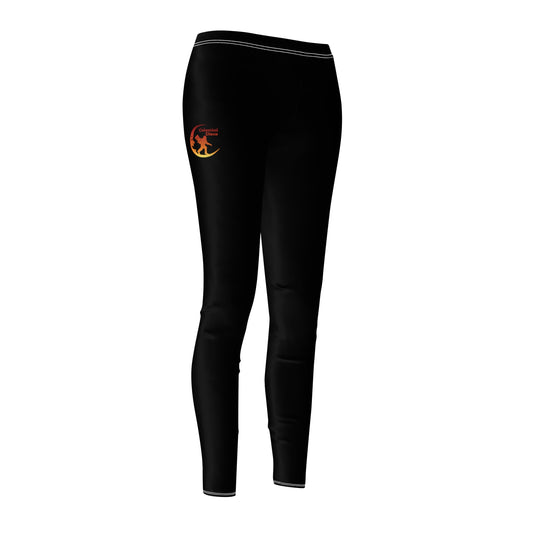 Women's Disc Golf Apparel by Celestial Discs Black Cut & Sew Casual Leggings