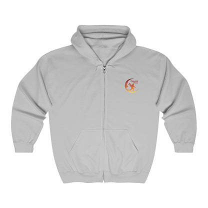 Sasquatch Disc Golf Apparel by Celestial Discs Unisex Heavy Blend Full Zip Hooded Sweatshirt