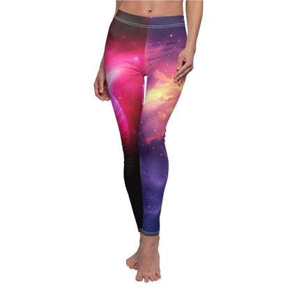 Galaxy Inspired Women's Apparel Cut & Sew Casual Leggings by Celestial