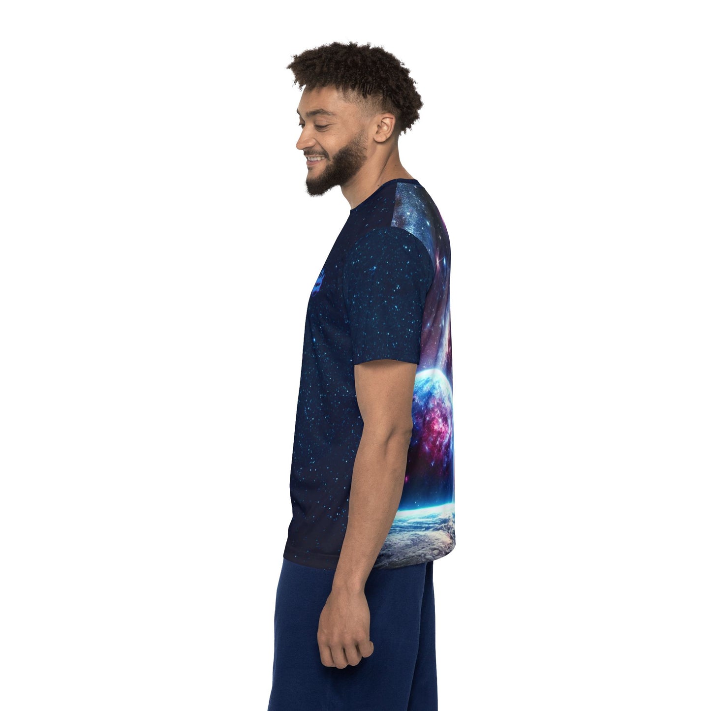 Stars and Planets Space Inspired Apparel Sports Jersey by Celestial
