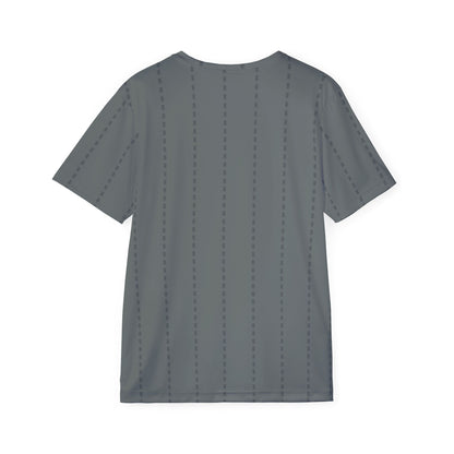 Disc Golf Basket Pinstripes Disc Golf Men's Apparel Sports Jersey by Celestial